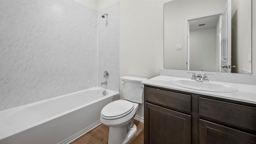 New Construction by DR Horton this beautiful  2 story home offers 4 Bedrooms, 3 Bathrooms with game room 2 Car Garage, and Covered Patio. Energy efficient with smart home features included.