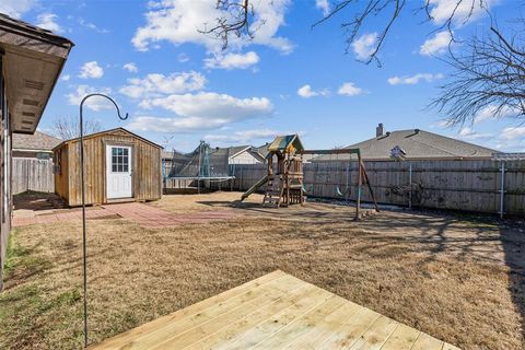 A home in Cleburne