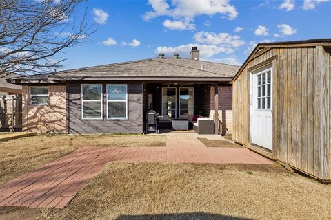 A home in Cleburne