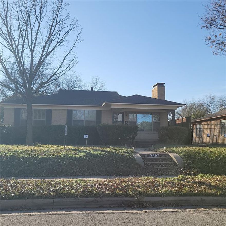 Beautiful 3+ bedroom 2 bath 2 car garage 1,753 square feet single family home in Oak Cliff. There is a 4th room with that can be used for another bedroom (has a closet and bath) or a den. Beautifully remodeled black and white kitchen with granite countertops, gas stove, built-in microwave and dishwasher. Large open living room with beautiful hardwood floors, a fireplace and formal dining area. Central heat and air with gas heat and water heater for efficiency. This is a beautiful home in a beautiful neighborhood close to stores and freeways.