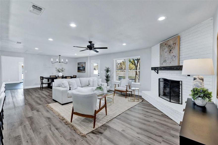 Experience the perfect blend of modern living and country charm with this beautifully remodeled home situated on over 2 acres in McKinney, now offered UNDER appraisal value of $810k, so hello to instant equity! Homes with this much land, quality, and location are nearly impossible to find at this price. Every inch of this property has been thoughtfully updated with high-end finishes, designer details, and a functional open-concept layout. Featuring 4 bedrooms, 3 full baths, including two private primary suites, and a spacious home office, this residence is designed to accommodate a variety of lifestyles. The inviting living area showcases a gas fireplace and flows seamlessly into the kitchen and dining spaces, ideal for entertaining or everyday comfort.

Outside, you’ll find a 30x40 insulated shop with electricity, spray foam insulation, and pre-wired for mini splits, offering endless possibilities for work or play. Additional features include a storm shelter, mature pecan trees, no city taxes, and an impressively low 1.38 tax rate. Enjoy serene country living with easy access to shopping, dining, and major highways — truly the best of both worlds. All the hard work has been done — simply move in, unwind, and enjoy your piece of North Texas paradise.
This one checks every box — style, space, and location!
Don’t miss your chance to make it yours!