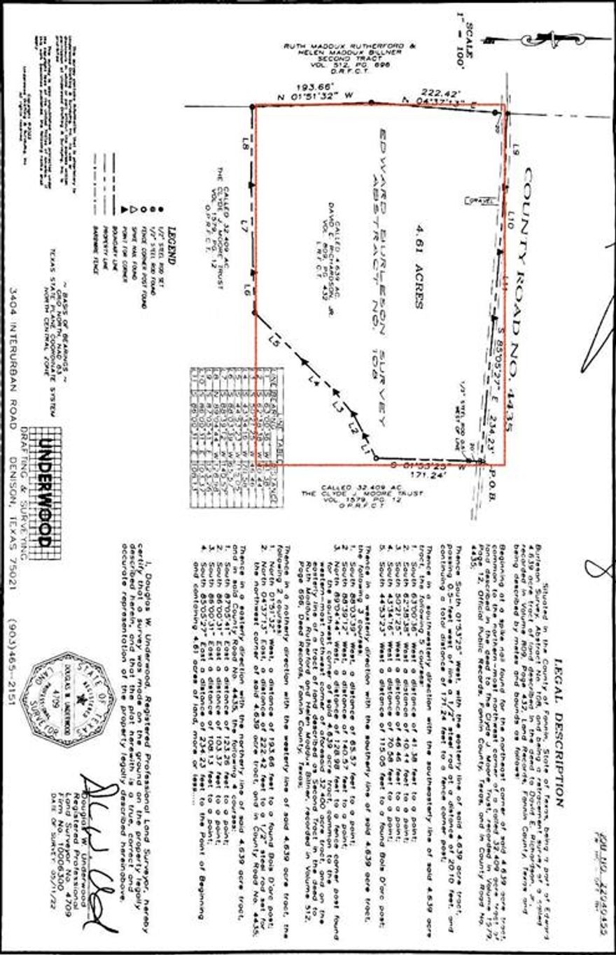 Rare Opportunity in Trenton, TX – 4.61 Acres of Prime Land!

Discover a rare chance to own 4.61 acres of fertile, open land in the growing Trenton area. Perfect for farming, livestock, or building your ideal rural retreat, this property offers versatility and long-term potential.
• High-quality soil ideal for agriculture
• Ample road frontage for easy access
• Located in a quiet, rapidly developing area
• Just 3 miles from the new Hwy 121 — quick drive to Sherman, Bonham, McKinney, and other major cities (all within 30 minutes)
Whether you’re an investor, builder, or future landowner, this property is priced below tax assessment, making it an exceptional opportunity.
Survey is available.
Information deemed reliable, but buyers should perform their own due diligence.