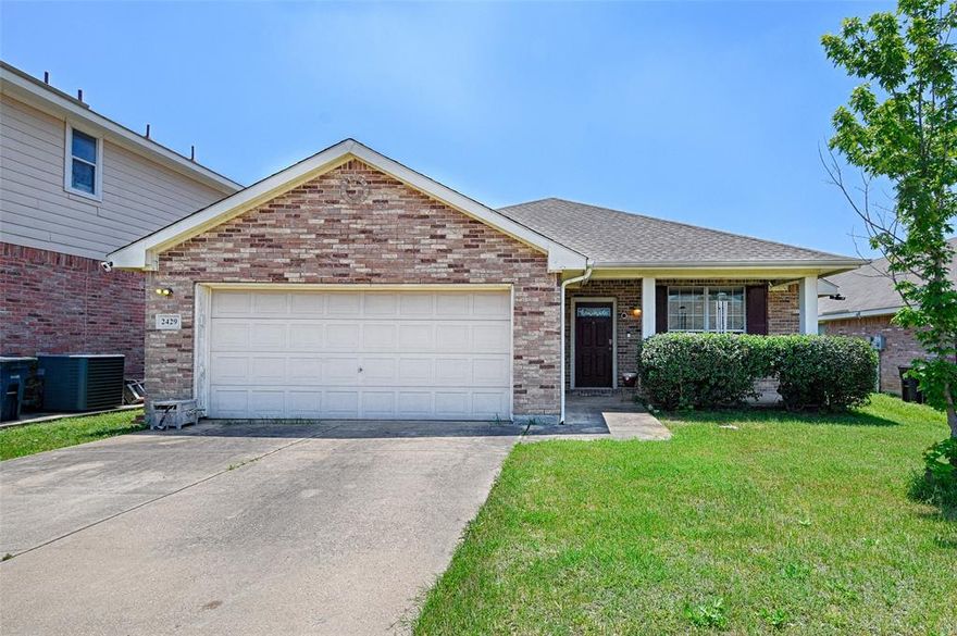 Beautiful 4-bedroom, 2-bathroom offers the perfect blend of comfort and space. Step into a bright open-concept kitchen and living area with natural lighting —ideal for entertaining family and friends. The spacious kitchen features sleek countertops, ample cabinet space flows seamlessly into the dining and family rooms. Retreat to the private primary suite with a walk-in closet and en-suite bath. Three additional bedrooms offer flexibility for a growing family, home office, or guest rooms. Enjoy peaceful mornings or weekend BBQs on your private, fenced-in patio, perfect for relaxing or entertaining under the Texas sky.