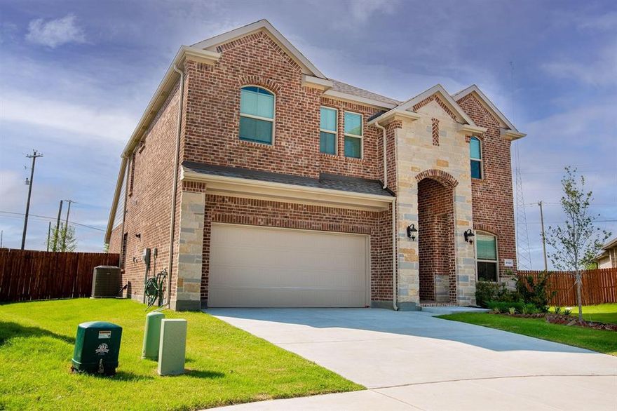 Experience refined living in this stunning French Country–inspired home in the highly desirable Keller Crossing community within Keller ISD. This open-concept design offers 5 bedrooms, 4 full bathrooms, and a versatile upstairs loft ideal for a media room, game room, or additional living space.

At the heart of the home, the chef’s kitchen features quartz countertops, an oversized island, built-in stainless steel appliances, a gas cooktop, walk-in pantry, and abundant cabinetry perfect for everyday living and entertaining.
The private primary suite provides a relaxing retreat with dual vanities, a soaking tub, separate shower, and a large walk-in closet. A secondary bedroom and full bath on the main level offer flexibility for guests or multi-generational living.
Thoughtfully designed with modern finishes, decorative tile, stylish lighting, and smart home features, this home blends comfort and elegance. Additional highlights include a split-bedroom layout, 2-car garage, and access to community sidewalks and green spaces, all near major highways, shopping, dining, and top-rated schools.