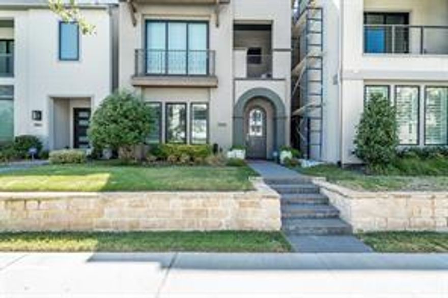 3 3-story luxury home in the heart of Legacy West!  Park in your private 2-car garage and enter into the  1st floor where 2  of the 3 bedrooms are located.   This would also make a great office or gym.  Your 2nd floor is where the gourmet kitchen is located along with the family room and wall-to-wall windows.   In the back is your primary bedroom with an amazing closet and primary bathroom.  The 3rd floor is amazing with a  2nd living room that can be used as a media room or even a guest area.  Either way, the walk-out balcony is large with privacy and amazing views.  Lots of natural light and you cannot beat the location.   Walk across the street to the best restaurants and shopping in the area, walk out back to a quaint park and area for the pets.