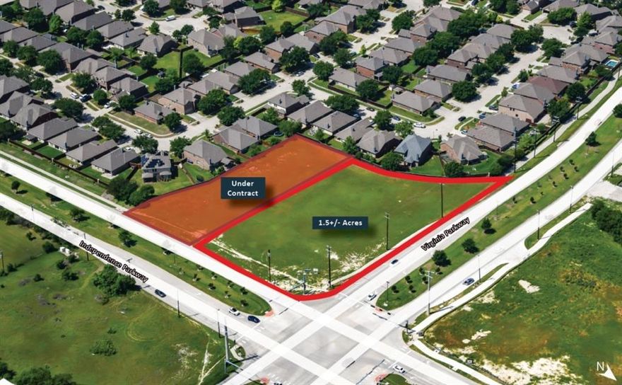 Vanguard Real Estate Advisors (VREA) has been exclusively retained to offer the opportunity to purchase a 1.5 acre hard corner development site located at 10021 Virginia Parkway in McKinney, TX (the Site). The Site is zoned C-2 (Local Commercial District) allowing for a variety of commercial uses for a potential purchaser. Its prime location offers excellent visibility and easy access, making it a highly desirable development Site.


The Dallas North Tollway is located approximately 4 miles west of the Site, US 75 is approximately 6.5 miles to the east, and US 380 is less than a mile to the north. The locations demographics are extremely strong, with a one-mile median household income of $189,000 and a one-mile median home value of $658,333. This is an excellent opportunity to acquire a hard corner in one of the fastest growing markets in Texas at a price of $35 psf.
