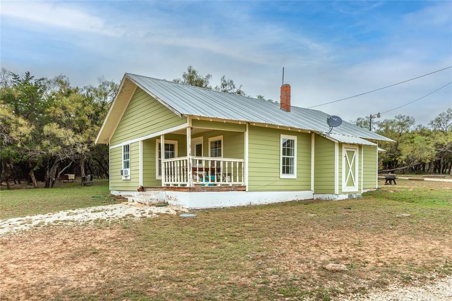 Cedar Gap Ranch approximately 1389 acres, nearly three miles of frontage on County Road 290. Improvements include: approximately. 1,200 sq ft camp house, updated in 2012, with 2BR, 1BA, kitchen, electricity, and water, approximately 200 sq ft one bedroom bunkhouse. Fenced on all sides with a large portion, high fenced, miles of improved ranch roads., working pens in place. approximately 0.5 miles of wet-weather creek, approximately 0.5 acre pond, eight water wells, with seven in service, producing approximately 12 to 15 GPM. Single-phase and three-phase electricity. Big elevation changes giving spectacular panoramic views. Hylton Mountain is located partially on the property, one of the highest peaks in the area. Dense brush and trees great wildlife cover The ranch has an income producing rock quarry approximately 21 acres under lease, along with an approximately 2.5 acre frac water pond. The pond is supplied by three water wells and is readily available to start generating income.