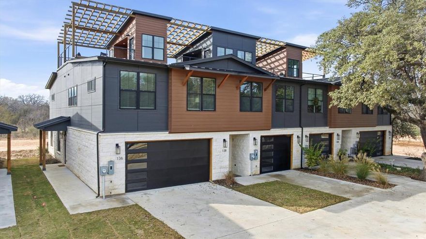 The Terraces at Clark Lane Townhomes offer modern luxury and convenience. This prime location makes The Terraces at Clark Lane perfect for students, transfer staff, investors or those looking to simplify with out sacrificing luxury. The sleek and spacious open floor plan makes entertaining and everyday living a breeze. The upstairs loft area makes a perfect landing plan to relax, create an office space or game room. The two car garage is ideal for additional storage and secure parking. The prime location makes access easy to all Stephenville has to offer. This townhome is well furnished making it turn key for a long or short term rental. Estimated completion date 5-1-2026