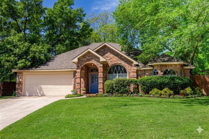 Quiet cul-de-sac living in the heart of Flower Mound, this charming home offers a perfect blend of style and comfort. The interior features a seamless mix of wood, tile, and vinyl flooring leading into an inviting family room anchored by a cozy fireplace. Designed for entertaining, the living area flows effortlessly into the dining space and a bright kitchen complete with a center island and updated lighting. The flexible layout includes a third bedroom that serves as an ideal dedicated study or home office.  *** SELLER IS UPDATING THE HOME WITH NEW PAINT AND FLOORING AND SEVERAL EXTERIOR UPDATES STARTING ON 4-25.  SHOWINGS WILL BE BLOCKED WHILE FLOORING IS BEING INSTALLED ***