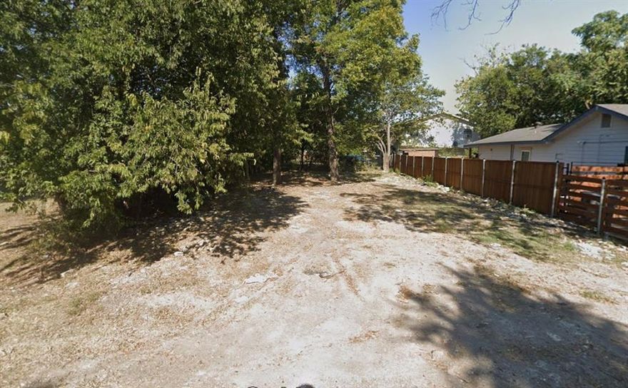 Excellent opportunity to own a vacant residential lot in the heart of East Dallas, just minutes from Downtown. This single-family zoned parcel offers a prime location for a new build or investment property. The lot sits on a quiet cul-de-sac with established homes nearby, providing a peaceful setting and convenient access to I-30, Fair Park, and major city amenities.

With utilities available and easy street access, this property is ideal for builders or buyers looking to create a custom home in a centrally located neighborhood. A rare find in an area experiencing steady redevelopment and growth.