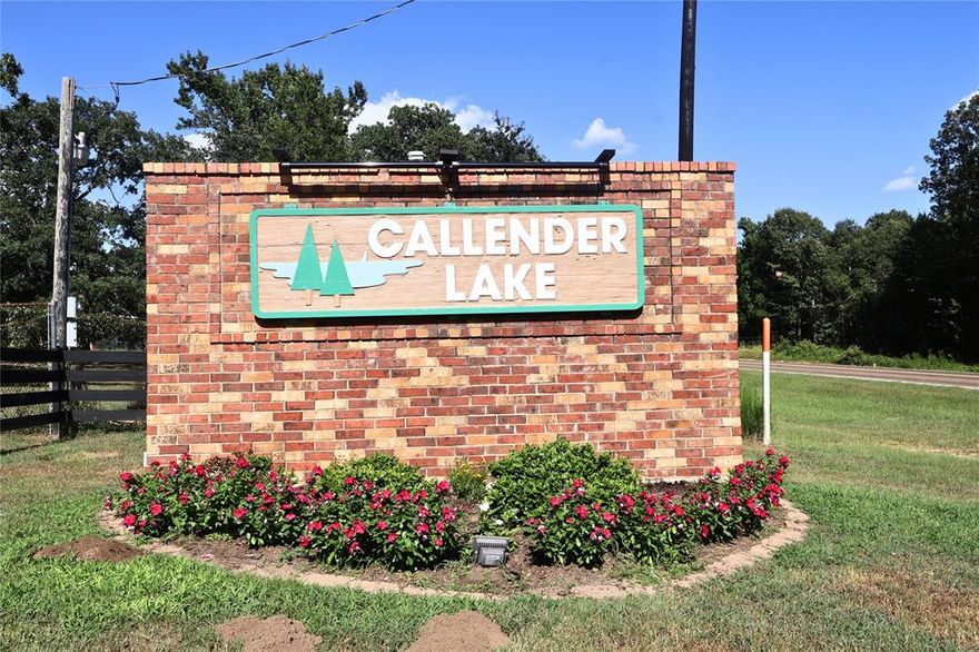 Nestled in the peaceful, wooded surroundings of the gated Callender Lake community, this spacious lot offers the perfect setting for your custom-built home or weekend escape. Enjoy the tranquility of nature with access to a variety of community amenities, including a spring-fed lake with boat launch, swimming areas, scenic parks, and a welcoming community center. Whether you're seeking a quiet country lifestyle or a relaxing getaway, this property is your ideal starting point.