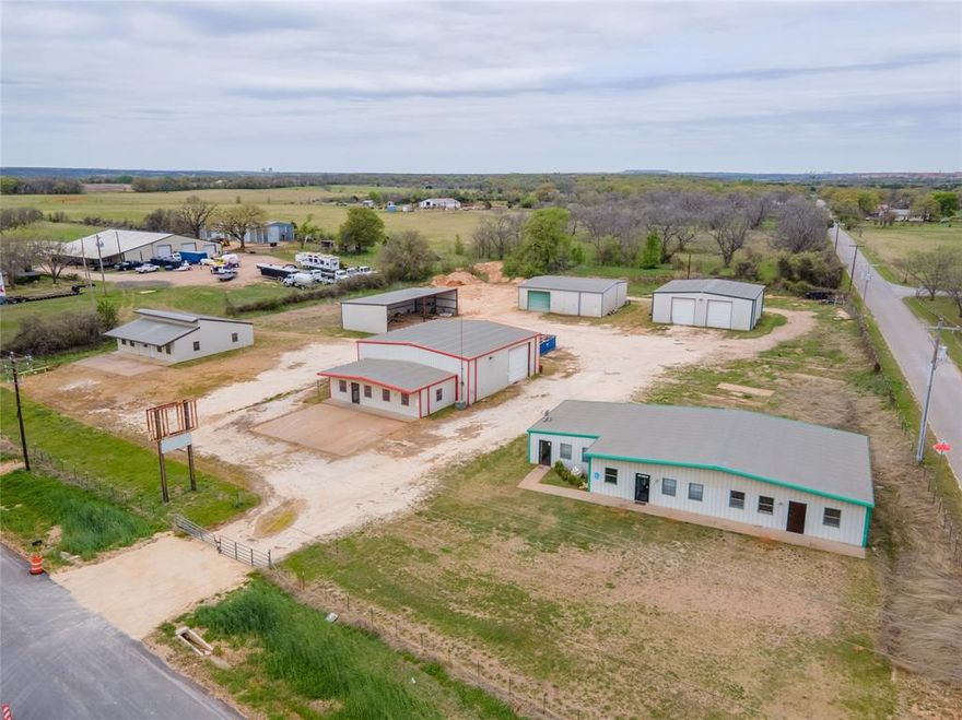 Great Industrial Complex with Hwy 67 Exposure.  High Traffic Counts.  Sits on 3 plus acres.  Over 13,000 Total Square Feet Available.  Two office buildings 1600 SF and 3200SF of Office Space nicely Finished out.  Multiple offices, Reception Area, with Kitchenette.  A Retail warehouse combo which consist of  3,300 SF. One 2500 SF warehouses available equipped with 14' drive thru bay doors. An 1800 SF Open Industrial Storage with Electric.   3 gated entrances.  Bring Offer!   One buiilding is leased.  Great Potential Income Opportunity.  We will update listing as we lease more buildings.  Motivated Seller.