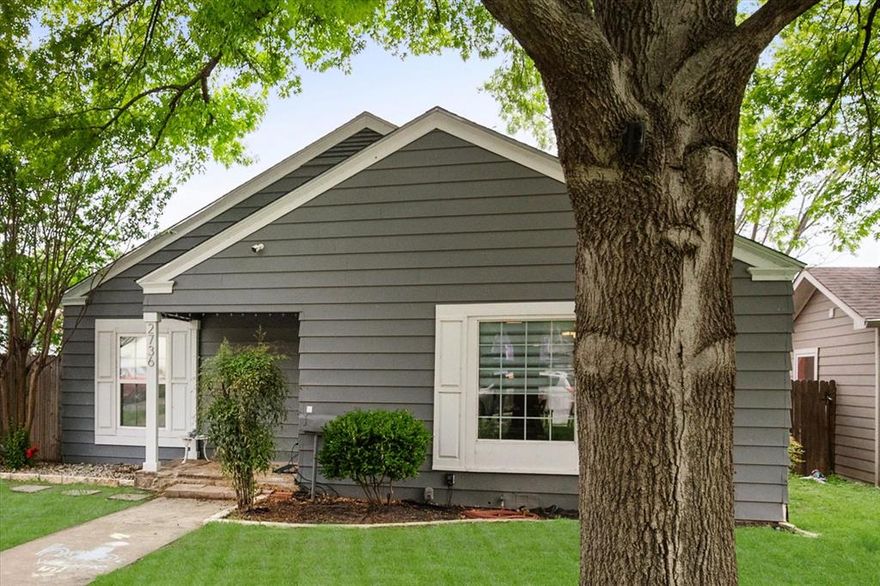 This charming home blends timeless character with thoughtful modern updates. Ideally located in Fort Worth’s Ryan Place neighborhood—known for its character, charm and convenient proximity to Texas Christian University—this home has been lovingly refreshed inside and out. Completely taken down to the studs, it features all-new plumbing, double-pane windows, and all new wiring. The bedrooms and living room are wired for high-speed internet. A wired security system with 24-7 onsite recording and cloud accessibility will remain with the home. The living room is also wired for cable or antenna and surround sound. The refrigerator is plumbed for an icemaker and water. Additional improvements include a gas tankless water heater system and an HVAC system that is only two years old. There is all-new insulation throughout the entire house, along with soundproofing between bedroom, bathroom, and living room walls. Gorgeous refinished original hardwoods add warmth and authenticity throughout. The updated kitchen is light and bright—perfect for everyday living and entertaining. A stylish primary ensuite bathroom has been added, providing a luxurious setting and additional privacy. Two generously sized bedrooms with spacious closets offer flexibility and separate spaces to unwind. Every bit of space has been thoughtfully maximized in this move in ready home! Step outside to a large, fenced backyard—ideal for pets, play, or weekend BBQs. Well placed landscape lighting adds to the curb appeal, providing an inviting glow in the evenings. Enjoy convenient access to major highways, the hospital district, and downtown. Fort Worth’s best dining, shopping, and entertainment are all just minutes away.