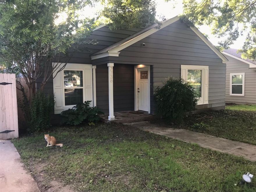This charming home blends timeless character with thoughtful modern updates. Ideally located in Fort Worth’s Ryan Place neighborhood—known for its character, charm and convenient proximity to Texas Christian University—this home has been lovingly refreshed inside and out. Completely taken down to the studs, it features all-new plumbing, double-pane windows, and all new wiring. The bedrooms and living room are wired for high-speed internet. A wired security system with 24-7 onsite recording and cloud accessibility will remain with the home. The living room is also wired for cable or antenna and surround sound. The refrigerator is plumbed for an icemaker and water. Additional improvements include a gas tankless water heater system and an HVAC system that is only two years old. There is all-new insulation throughout the entire house, along with soundproofing between bedroom, bathroom, and living room walls. Gorgeous refinished original hardwoods add warmth and authenticity throughout. The updated kitchen is light and bright—perfect for everyday living and entertaining. A stylish primary ensuite bathroom has been added, providing a luxurious setting and additional privacy. Two generously sized bedrooms with spacious closets offer flexibility and separate spaces to unwind. Every bit of space has been thoughtfully maximized in this move in ready home! Step outside to a large, fenced backyard—ideal for pets, play, or weekend BBQs. Well placed landscape lighting adds to the curb appeal, providing an inviting glow in the evenings. Enjoy convenient access to major highways, the hospital district, and downtown. Fort Worth’s best dining, shopping, and entertainment are all just minutes away.