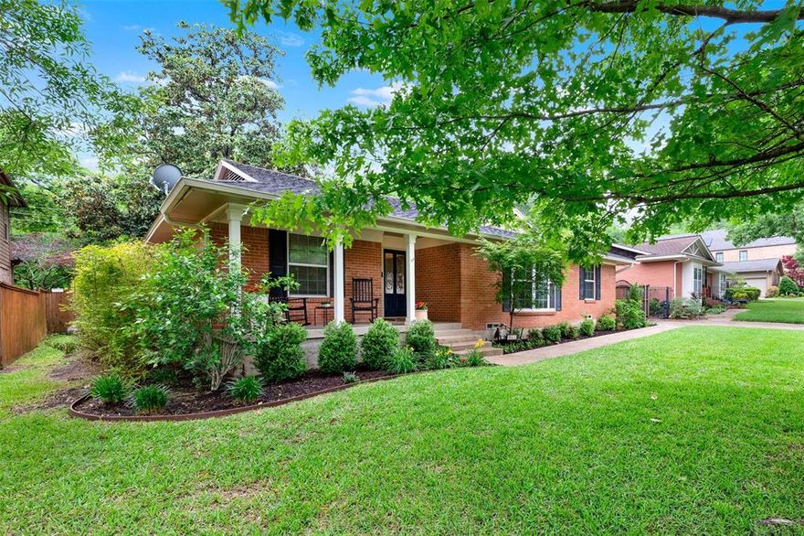 Situated on a premier block in White Rock Valley, this beautifully updated home offers an exceptional blend of comfort, style, and location. Backing to the City of Dallas greenbelt at Flag Pole Hill Park, the property enjoys rare privacy with no rear neighbors and a peaceful natural backdrop. Zoned to highly sought-after White Rock Elementary School, the home is ideally positioned within the Lake Highlands area and offers strong long-term value in a highly desirable location. Inside, hardwood floors extend throughout the main living spaces, complemented by built-in bookshelves that add both charm and functionality. The layout is designed for everyday living as well as entertaining, with French doors opening to a turfed backyard and outdoor kitchen—creating a seamless indoor-outdoor flow. The primary suite features a professionally updated closet by Closets by Design, offering elevated storage and organization. Two generously sized secondary bedrooms with spacious closets provide flexible use for guests, home office, or additional living needs. This is an incredible opportunity to own a beautifully updated home with room to further customize or expand on a prime lot. Ideally located near neighborhood dining and local favorites such as Vector Brewing, this home combines lifestyle convenience with a sought-after White Rock Valley setting.