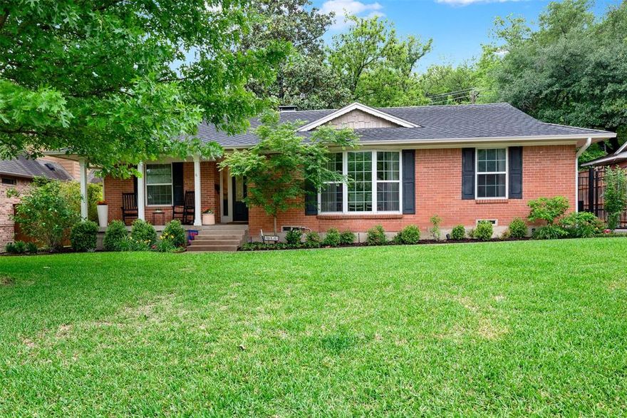 Situated on a premier block in White Rock Valley, this beautifully updated home offers an exceptional blend of comfort, style, and location. Backing to the City of Dallas greenbelt at Flag Pole Hill Park, the property enjoys rare privacy with no rear neighbors and a peaceful natural backdrop. Zoned to highly sought-after White Rock Elementary School, the home is ideally positioned within the Lake Highlands area and offers strong long-term value in a highly desirable location. Inside, hardwood floors extend throughout the main living spaces, complemented by built-in bookshelves that add both charm and functionality. The layout is designed for everyday living as well as entertaining, with French doors opening to a turfed backyard and outdoor kitchen—creating a seamless indoor-outdoor flow. The primary suite features a professionally updated closet by Closets by Design, offering elevated storage and organization. Two generously sized secondary bedrooms with spacious closets provide flexible use for guests, home office, or additional living needs. This is an incredible opportunity to own a beautifully updated home with room to further customize or expand on a prime lot. Ideally located near neighborhood dining and local favorites such as Vector Brewing, this home combines lifestyle convenience with a sought-after White Rock Valley setting.