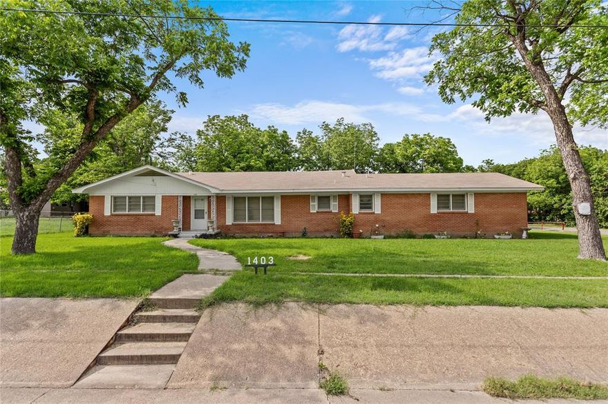 This original and well kept home is waiting for you to add your touch.  Located on a corner lot, this home has three bedrooms, two bathrooms and two living areas.  The .43 acre lot boasts shade trees and three sheds, as well as plenty of room for your outdoor hobbies. There is plenty of parking with a two car carport and also an attached garage. Don't miss out on the opportunity to own this property! More pictures to come