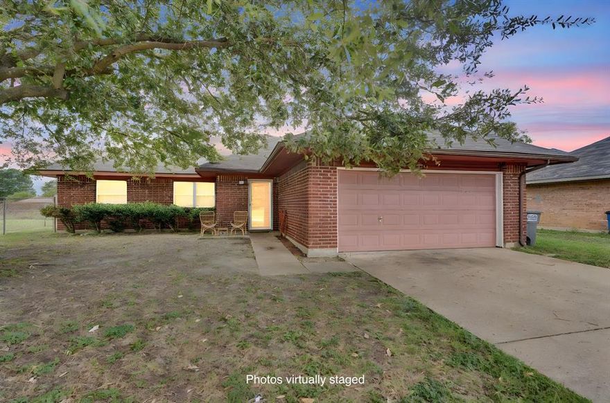 Back on the market, no fault with the home!  Discover this inviting 3-bedroom, 2-bath home with a 2-car garage, perfectly situated in a well-established, family-friendly Red Oak neighborhood. Located on a spacious lot, this property offers endless potential for outdoor living—envision a sparkling pool, lush garden, play area for the kids, or even a private backyard oasis ideal for entertaining family and friends. A covered back porch and a convenient storage building add even more functionality to this versatile space.Inside, the thoughtfully designed floor plan provides a perfect balance of comfort and convenience, offering a warm, welcoming atmosphere that feels like home the moment you step through the door. Whether you're purchasing your first home, downsizing, or simply seeking more space to make your own, this property has everything you need. Red Oak is part of a growing, flourishing community just outside of Dallas, with new employment opportunities emerging daily, including the exciting arrival of a Google data center in the area. With easy access to Hwy 67 and Hwy 287, you’ll be able to enjoy both the tranquility of your established neighborhood and the convenience of quick access to shopping, dining, and entertainment in the nearby Metroplex. This is a fantastic opportunity to settle into a dynamic, thriving community—schedule a showing today and start imagining the possibilities for making this house your dream home!