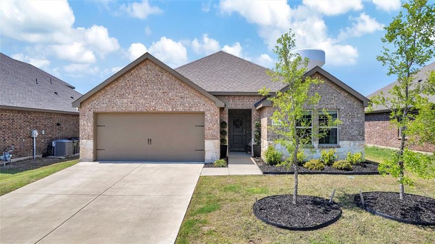 **SELLERS NOW OFFERING $5000 TOWARDS CLOSING COSTS, REFRIGERATOR, WASHER, AND DRYER with solid offer!!**This property is also eligible for ZERO DOWN PAYMENT and ZERO TO CLOSE programs!** Discover this BETTER THAN NEW beautifully updated 4-bedroom, 2-bathroom, 1,794 sq ft DR Horton home, built in 2021 and enhanced with thoughtful upgrades throughout. The open-concept layout features luxury vinyl flooring and fresh interior paint, creating a bright, inviting space. The kitchen boasts granite countertops, stainless steel appliances, a recently replaced dishwasher, spacious island, and a walk-in pantry—perfect for both daily living and entertaining. The private primary suite includes a walk-in closet, updated vanity, and added cabinet storage for extra convenience. Additional upgrades include modern light fixtures, an updated guest bath faucet, and refreshed landscaping with a weed barrier and mulch. Step outside to relax on the covered patio and enjoy the fenced backyard. Located in amenity-rich Winchester Crossing with pools, trails, playgrounds, and fishing ponds—just minutes from shopping and dining. Move-in ready—schedule your showing today!