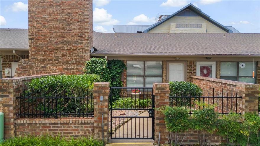 Welcome home to 1109 Glenbrook Street in Benbrook, Texas! Nestled in the desirable Timber Creek Square community, this charming single-story townhome offers the perfect blend of comfort, convenience, and low-maintenance living. Built in 1985, the home features a spacious one-bedroom, one-bath layout with 1,000 square feet of inviting living space. Enjoy an open, functional floor plan with a walk-in closet, full-size washer and dryer area, and an eat-in kitchen, ideal for everyday living or a lock-and-leave lifestyle. The beautifully maintained community offers mature landscaping and a sparkling pool, with two dedicated covered parking spaces and ample guest parking just steps from the front door. Conveniently located near I-20, this home provides easy access to Fort Worth and other key DFW destinations. Whether you’re a first-time buyer, downsizing, or seeking an investment opportunity, this cozy and efficient home is a fantastic value in the heart of Benbrook. Don’t miss this opportunity!