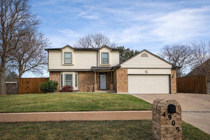 Located in an established southwest Arlington neighborhood, 4905 Thorncliffe Drive offers a rare blend of thoughtful updates, solid construction, and everyday livability. This area is known for its mature trees, quiet streets, and convenient access to major corridors, schools, parks, and shopping, making it an easy place to settle in and feel at home.

The seller has invested extensively in updating and maintaining the property over the past several years. Major improvements include new luxury vinyl plank flooring downstairs and new carpet upstairs, a fully renovated primary bathroom, updated kitchen and dining light fixtures, and professionally painted interiors and exterior, including kitchen cabinetry. Both HVAC systems have been replaced, along with the water heater, roof, gutters, attic insulation, and garage door and opener. The basement has been finished, insulated, and enhanced with additional lighting, creating flexible space ideal for a second living area, home office, or media room. Additional upgrades include custom bedroom closets, a coffee bar, updated ceiling fans, a new microwave, and improved energy efficiency throughout. The backyard is fully enclosed with a recently installed 8-foot slat-on-slat privacy fence, and curb appeal is enhanced with a new front porch railing .

This home reflects pride of ownership with meaningful updates that improve comfort, efficiency, and long-term value. A great opportunity for buyers looking for a well-cared-for home in a desirable Arlington location.