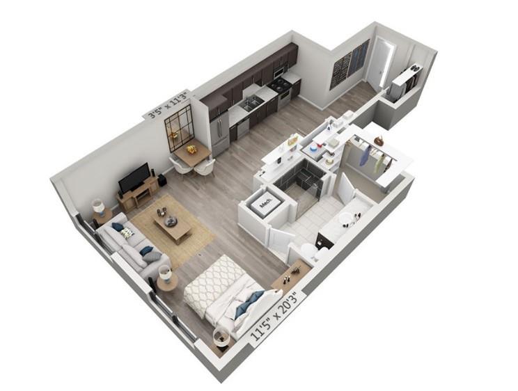 Rreef Domain Lt Q1 & Lt R Sub - Residential Lease