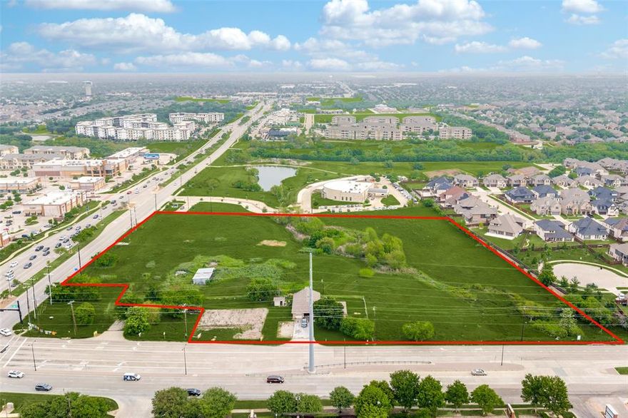 Welcome to This Rare Prime Development Opportunity in One of the Most Rapid Growing and Developing Cities in America, Frisco Texas!  This 8.79 Acre Parcel of Land is Located off 423 and Main Street in Frisco Currently Agriculturally Exempt, but Future Land Use Per the City is Single Family Residential or SN Zoning Up to 8 Homes Per Acre!  There is an Old Pond and Old Vacant Brick Home on the Property, and All Utilities are Near to the Land Surrounding the Land With Water, Electric, and Natural Gas!  This is Priced to Sell Factoring in the Dirt Work Needed and Water Easements on the Edges of the Property and the Cost to Fill in the Pond and Prep the Land for Development!  Come and Develop Your Dream Neighborhood in Frisco Near All the Action Before This Large Piece of Land is Gone!