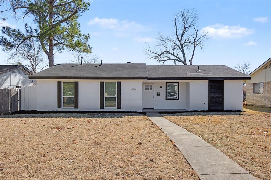 Full video tour available on youtube, search: HOME FOR SALE IN GARLAND, TX, 75043 - INCOME PRODUCING POTENTIAL
Opportunities like this are rare. This fully renovated 4-bedroom, 3-bathroom home offers one of the most versatile layouts in the neighborhood, combining HGTV-inspired modern styling, functionality, and exceptional value.
Step into a bright open-concept living area and designer kitchen featuring elegant cabinetry, upgraded lighting, and a layout ideal for entertaining or everyday comfort. The home has been extensively updated with new flooring, doors, windows, kitchen finishes, bathrooms, fixtures, and major system improvements, providing true move-in-ready peace of mind.
Designed with efficiency and reliability in mind, the home features LED lighting throughout (including under- and above-cabinet lighting), a new gas heating and electric cooling HVAC system, a new gas water heater, gas kitchen appliances, and recently upgraded attic insulation, helping provide improved comfort, reliability, and long-term energy savings.
A standout feature is the private gated rear parking area with extended driveway, offering space for multiple vehicles — a rare advantage in the area where street parking is common. The flexible floorplan also creates income-producing potential, with extra bedrooms ideal for guests, home office use, or room-rental opportunities.
With its extensive upgrades, modern design, parking capacity, energy-efficient improvements, income-producing potential, and price point, this property represents one of the best value opportunities currently available. Homes offering this combination of features do not stay on the market long. Schedule your private showing today before this exceptional opportunity is gone.
