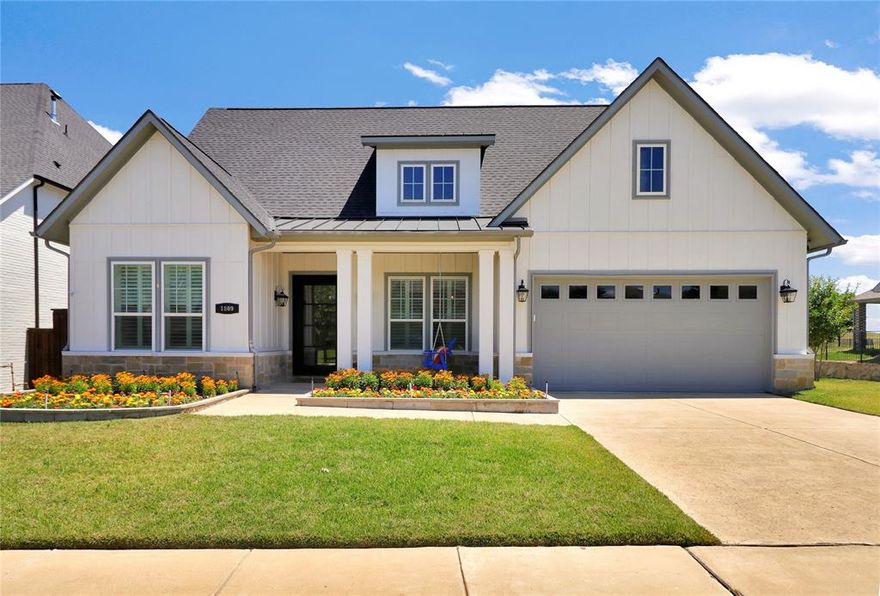 Welcome Home to 1809 Shade Tree St, Aledo, TX! The fabulous homeowners have taken meticulous care of this home and although the home shows to be a 2018, it was completed and owners closed in 2020.

Step into luxurious living in this stunning 2,863-square foot single-story home, thoughtfully designed for both comfort and style. Featuring an office plus 3 spacious bedrooms and 3.5 beautifully appointed bathrooms, this property offers a seamless blend of modern elegance and functional convenience. With an open floor plan, there’s plenty of space to live, work, and entertain. 

The open kitchen is a chef’s dream, complete with a sizeable breakfast bar, gas cooktop, double oven, large island with storage, bar area with wine cooler, and stainless steel Kitchen Aid appliances, perfect for everything from casual meals to hosting dinner parties. Gorgeous 6.5 inch Red Oak hardwood flooring flow throughout, leading to a cozy living area with a gas fireplace for those relaxing evenings. 

The primary ensuite is your private retreat, boasting a luxurious soaking tub, separate shower with marble surround, marble flooring with heating option and double vanities with lighted mirrors. Storage is abundant with spacious walk in closets, and the laundry room provides additional day to day ease. 

Outdoors, take advantage of the beautiful covered patio with two seperate glass sliding doors that open for entertaining and lap pool, ideal for cooling off during our warm Texas summers. Community amenities include a 10,000 sq.ft. Athletic Club and locker rooms, makerspace, sport courts, family pool and jr olympic lap pool, signature parks, and over 24 miles of biking and walking trails plus more!

Located on a serene street, this home is the perfect combination of elegance and functionality. Don’t miss the opportunity to make this property your own, schedule your private tour today!