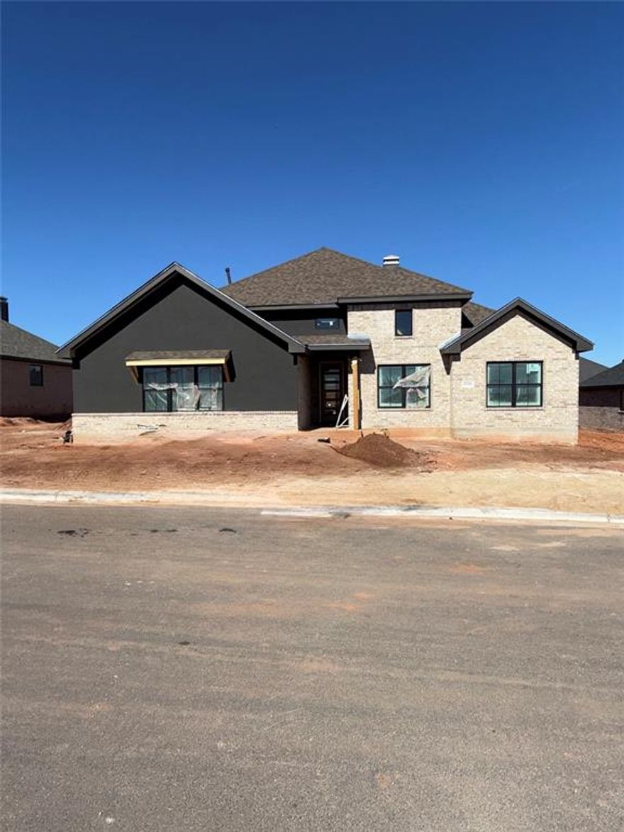 Beautiful new construction by Stockard Construction Inc. located in Wylie (West) ISD! This thoughtfully designed home features an open-concept floor plan with a stunning cathedral ceiling in the living room and abundant natural light throughout. The spacious living area flows seamlessly into the dining space and kitchen, creating the perfect setup for everyday living and entertaining.The kitchen offers a gas range, walk-in pantry, and tons of storage to keep everything organized.The private primary suite is tucked away for added privacy and serves as a true retreat. The spacious bedroom easily accommodates large furniture and provides a peaceful setting at the end of the day. The en-suite bath features dual vanities, a soaking tub, separate shower, and a generous walk-in closet with ample storage and organization space.Guest bedrooms 2 and 3 share a convenient Jack-and-Jill style bath—ideal for family or visitors.Enjoy the efficiency and comfort of gas heat, gas water heater, and a cozy gas-starter fireplace.Outside, you’ll find irrigation and sod in both front and back yards, a privacy fence enclosing the backyard, and an attractive front flower bed package. Residents also enjoy access to a community pool—perfect for those warm Texas days.This home combines quality craftsmanship, functional design, and fantastic community amenities—don’t miss it!