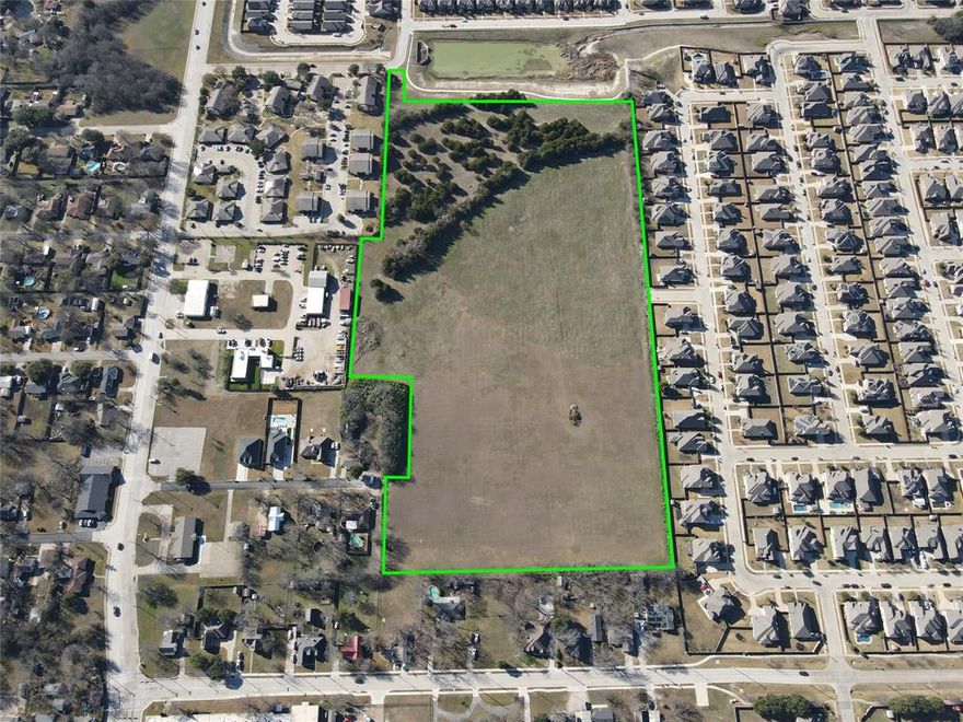 Prime 23.008-acre tract located in Red Oak, Texas, within the city limits with access to water and sewer. The property is zoned Residential Multifamily, offering strong potential for a multifamily or apartment development, subject to final site plan approval. Ideally positioned approximately 0.75 miles from Interstate 35, the site provides excellent regional access while remaining close to retail, employment centers, and growing residential neighborhoods. This location benefits from Red Oak’s continued growth along the I-35 corridor, making it well-suited for developers seeking scale, visibility, and long-term demand. An outstanding opportunity for residential developers looking to capitalize on a high-growth submarket in Ellis County.