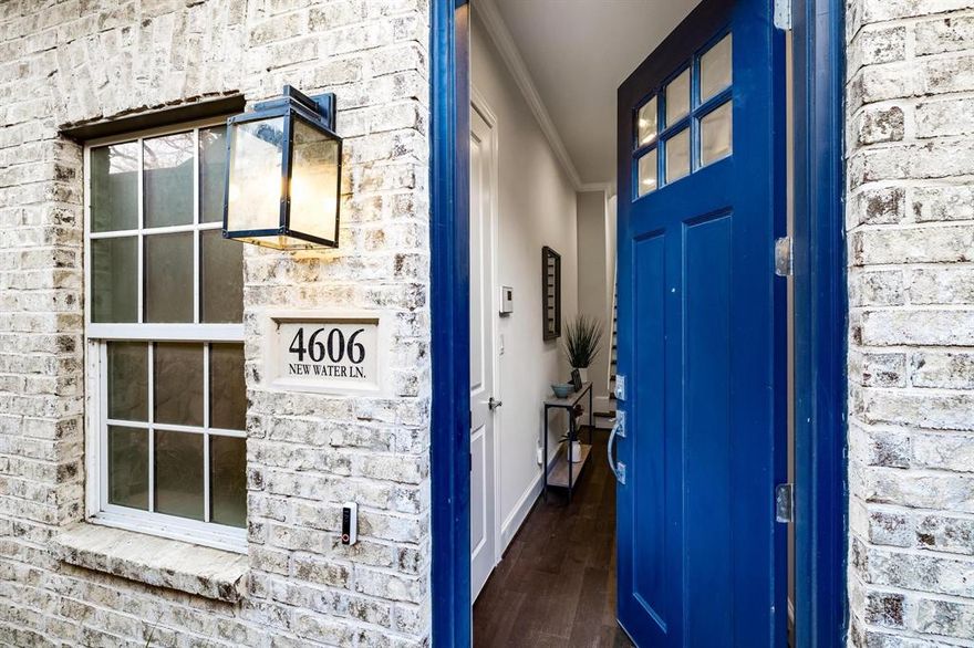 Stunning End-Unit Townhome in a Prime Location. This exceptional  2 bedroom, 2.5-bathroom townhome by InTown Homes offers the perfect blend of luxury, space, and modern design in an unbeatable location. With a Green ECO-HIP setup that is consumer friendly and economically efficient this home effortlessly combines style and practicality. Inside, the open-concept floor plan is perfect for both daily living and entertaining. Expansive 12-foot ceilings and abundant natural light create a bright, airy atmosphere. The gourmet kitchen is a true centerpiece, featuring Bosch stainless steel built-in appliances, sleek quartz countertops, a designer tile backsplash, and custom cabinetry that provides both beauty and ample storage.
Upstairs, the luxurious primary suite awaits, with a spacious walk-in shower, and opulent Hansgrohe fixtures and marble countertops. Throughout the home, sustainable engineered hardwood floors add a refined touch to every room. The home also features surround sound in the living room area, a tankless gas water heater, energy saving 16 SEER quiet air conditioning, cocoon cellulose insulation with reduced sound transmission, a Vivint smart hub features front door camera, security system, front door lock and thermostats and light controls and a 2 car garage with EV charger. 
Located near the Dallas Medical District, Oak Lawn, and just minutes from Uptown and Downtown, this home offers the ultimate in modern urban living.