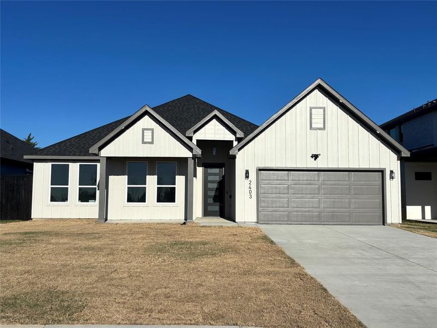 This beautiful new 3-bedroom, 2-bath home offers everything you’ve been searching for. With a spacious 2-car garage, modern design, and a fully fenced yard for privacy, it’s the perfect blend of comfort and functionality for your family. Buyers agent and buyer to confirm all information provided for accuracy.