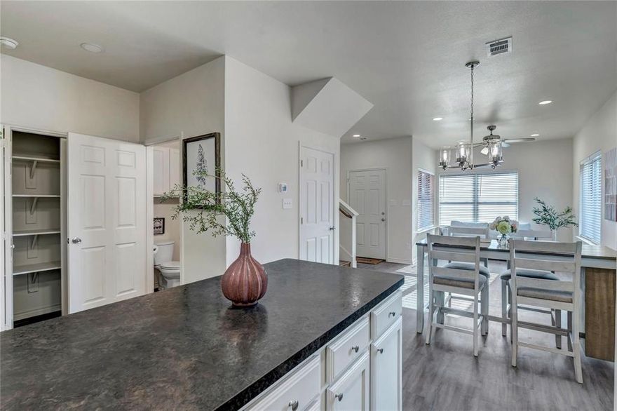 Come and look at this beautiful 2-story, 3-bedroom, 2 and a half-bath townhome offering 1,263 square feet of thoughtfully designed living space. In the heart of Fort Worth new construction features modern finishes throughout, including stainless steel appliances, quality cabinetry, and durable flooring. The open-concept main level is ideal for both daily living and entertaining, while all bedrooms are located upstairs for added privacy. The spacious primary suite includes a private bath. A 2-car garage provides added convenience. Located next to the hospital district, with easy access to shopping, dining, and major highways—this move-in-ready home is the perfect blend of comfort, style, and location.  Please review offer instructions to make sure you meet income requirements. Home must be owner occupied and must complete 20 hours of sweat equity.