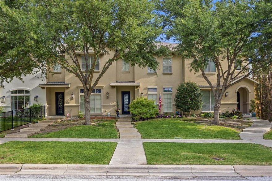 Y'all, come take a peek at this Fort Worth gem with me - right in the heart of the Cultural District.  Welcome to 5026 Pershing Avenue.  Two stories, two bedrooms, two-and-a-half baths, and just over 2,300 square feet of thoughtfully designed space - built in 2011 and kept in immaculate condition.  Step inside and your jaw will drop at this kitchen.  Natural stone and granite countertops, a huge island with breakfast bar seating, gas cooktop, stainless steel appliances, and a walk-in pantry.  Travertine tile runs throughout, and those ten-foot ceilings? Chef's kiss.  The living room is bright and open with built-ins and crown molding.  Upstairs, the primary is a true retreat - deep garden tub, separate shower, dual vanities, and walk-in closets.  Private courtyard, covered porch, one-year warranty included - and you're minutes from Dickies Arena, downtown, and the best restaurants in town.  Come see it before it's gone!