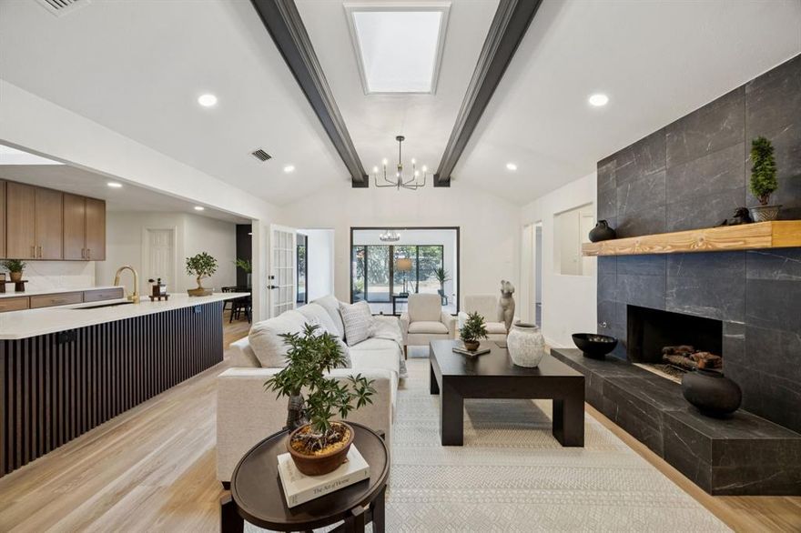 Beautifully updated one story home in the desirable Country Forest Addition, offering 5 bedrooms and 3 full baths with a flexible, spacious layout ideal for modern living. This home features generous living areas filled with natural light and a seamless flow for everyday comfort and entertaining. The private backyard oasis includes a sparkling pool, perfect for Texas summers and outdoor gatherings. Conveniently located in Dallas while feeding into highly sought-after Richardson ISD schools, and just minutes from Dallas College Richardson Campus, shopping, dining, and major highways. Updates include flooring, quartz, cabinets, paint, fixtures and many more. Schedule your showing today!