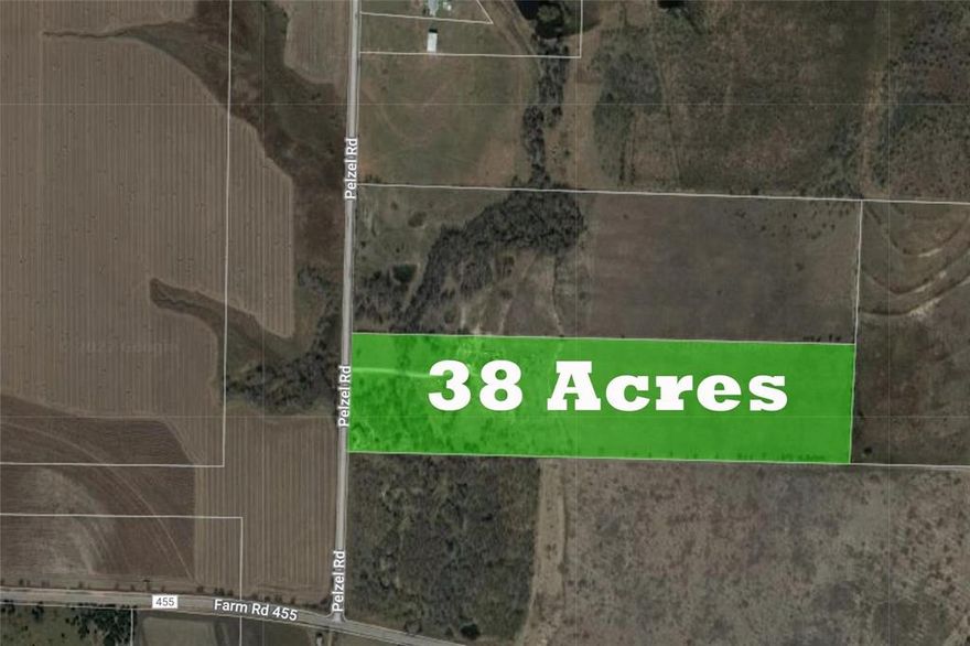 Prime Property located in fast growth area of Pilot Point...just 3 miles east of the future tollway.  Property is heavily treed up front with a creek and open pasture in the back.  A large (approx. 3,000 sq. ft.) log house is on the property. 2 entries to property. Minutes from both Pilot Point and Celina and  Lake Ray Roberts.  Many possibilities for future use.  Future school land is located on Pelzel Road.