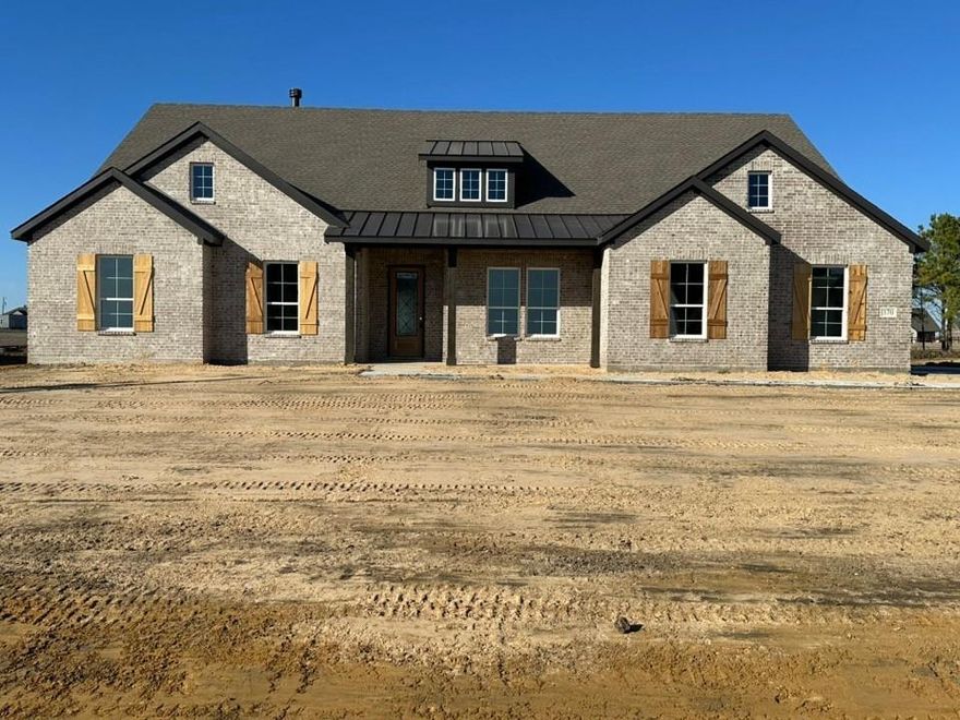 Estimated April 2026 completion! Ask us about our Trade In Trade Up Program, we can buy your home if you buy ours! Introducing The Cedar Sage by Riverside Homebuilders—a single-story haven spanning 2,857 square feet, offering simplified living without compromising luxury. Approach the grandeur of the home through a covered porch, setting the stage for the elegance that lies within. Enter through the foyer, where to the right, a versatile flex room awaits—which is perfect for a cozy home office or creative space. To the left of the foyer, discover three traditional bedrooms, each accompanied by its own walk-in closet and a shared full bath—providing comfort and privacy for family or guests. The journey continues into the heart of the home, revealing a sprawling family room and a designer kitchen adorned with a spacious island, which is truly an entertainer's dream. For added convenience, a game room-flex room is tucked away in the back left, offering endless possibilities for use. On the opposite side of this ranch-style home, the owner's suite beckons with a spa-like bathroom and an expansive closet, creating a private retreat that you’ll never want to leave. Adjacent to the three-car garage, a mud bench and laundry room enhance practicality, while a sizable covered back patio invites outdoor living and relaxation. Whether you’re looking to experience the simplicity of one-story living or enhance your lifestyle with a taste of luxury—the Cedar Sage can give you the best of both worlds, embodying Riverside Homebuilders' commitment to blending functionality with exquisite design for a truly exceptional living experience.