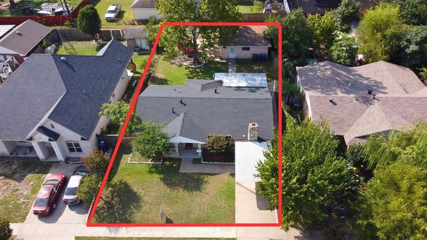 Motivaded seller, bring all your offers. This beautifully renovated 3-bedroom, 2-bathroom home is move-in ready and full of modern updates. Step into a spacious living room with a cozy fireplace, a separate family room perfect for entertaining, a bright sunroom to enjoy year-round and  the alley access to backyard and garage.
Recent renovations include: New sheetrock, interior paint, insulation, windows, electrical panel and wiring, HVAC with ducts and vents, new roof, and the foundation was repair.
Every detail has been thoughtfully upgraded to give peace of mind for years to come.
The home’s location is unbeatable—just minutes from Downtown Garland, Firewheel Town Center, Lake Ray Hubbard, local parks, schools, shopping, and dining. Quick access to major highways (I-635, George Bush Turnpike, and Hwy 78) makes commuting simple.
With its spacious layout, modern upgrades, and prime Garland location, this home is truly a rare find.