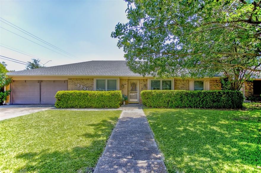 This 4-bedroom, 2-bath corner-lot home in White Settlement ISD is designed for both comfort and fun. Sitting on a generous .246-acre lot, the property features a 50-foot heated pool with a spa—perfect for year-round enjoyment. Recent updates include fresh interior paint, new carpet, updated lighting, and a 2-year-old Class 4 roof, making this home move-in ready. The vaulted ceilings in the living room create an open, airy feel, while oversized bedrooms and a flexible dining room—also ideal as a study—add to the home’s versatility. The spacious backyard is ready for gatherings or quiet evenings, complete with a newer storage shed that can double as a workshop. Blending updates, space, and year-round outdoor living, this home is ready to welcome its next chapter.