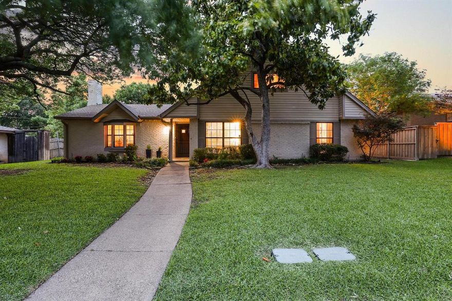 This thoughtfully UPDATED home stands out for its character, great layout, and livability. Tucked into an established Dallas neighborhood, its PRIME LOCATION offers everyday convenience and access to some of the area’s most sought-after schools and amenities. Designed for function and flow, the home’s OPEN floor plan features 3 bedrooms downstairs and a private primary suite upstairs. The updated primary bathroom feels like a spa retreat and just might become your favorite spot! Plus, the versatile FLEX SPACE upstairs is perfect for a nursery, home office, workout room, or gigantic closet. You’ll love the gorgeous oak HARDWOOD FLOORS, spacious living and dining areas, and an updated kitchen filled with windows and French doors that open to a large backyard and COVERED PATIO—ideal for entertaining or everyday living. The FULL-SIZE laundry and extra mud room are a special bonus. Step outside and enjoy a setup that just works: kids or pets playing in the backyard while dinner’s going, all within view. The electric GATED driveway adds both privacy and security. Custom built-in cabinetry under the stairs adds a unique, functional touch you won’t find anywhere. Curb appeal shines with mature oak and magnolia trees framing the front walk, setting the tone for a home that’s been well-loved and meticulously maintained for 13 years. Located with easy access to major highways, DFW Airport, Love Field, shopping, and dining, this home is ideal for buyers seeking a move-in ready home with character, flexible space, and long-term value in Dallas TX. If you’ve been searching for a family-friendly home with charm, updates, and location, this one is a MUST-SEE.