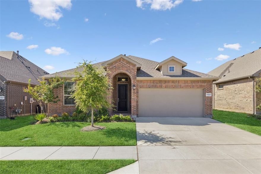 Mortgage savings may be available for buyers of this listing. Better than new! Why wait for new construction when you can move right into this pristine, east-facing single-story home featuring a professionally landscaped and thoughtfully curated garden that delivers show-stopping curb appeal guaranteed to impress! This 2,140 Sq Ft Maple floorplan (Elevation B) built by D.R. Horton perfectly blends modern comfort with everyday functionality.

Once inside, you’re welcomed by an inviting, light-filled living and dining area that flows effortlessly into the kitchen—ideal for entertaining with its open, airy layout that still feels warm and welcoming. The magazine-worthy kitchen truly has that wow factor, showcasing stainless steel appliances, recessed lighting, a walk-in pantry, white quartz countertops, and on-trend wood-look flooring that complements any décor. Whirlpool refrigerator and washer-dryer appliances are negotiable. 

The private primary suite is thoughtfully separated from the secondary bedrooms and features a tray ceiling, a spacious walk-in closet, and a spa-inspired ensuite bath complete with an oversized walk-in shower and a deep soaking tub—perfect for unwinding after a long day.

Step outside to your backyard retreat featuring a covered patio with a gas grill hookup, beautifully designed garden areas, and tons of yard space—creating the perfect setting for relaxation or outdoor entertaining.

Zoned in the highly sought-after Keller ISD and located just 1.5 miles from Bear Creek Park—offering pickleball and basketball courts—and minutes from major highways, DFW Airport, shopping, dining, and endless entertainment options, this gem truly has it all. Come make this your perfect Home Sweet Home!