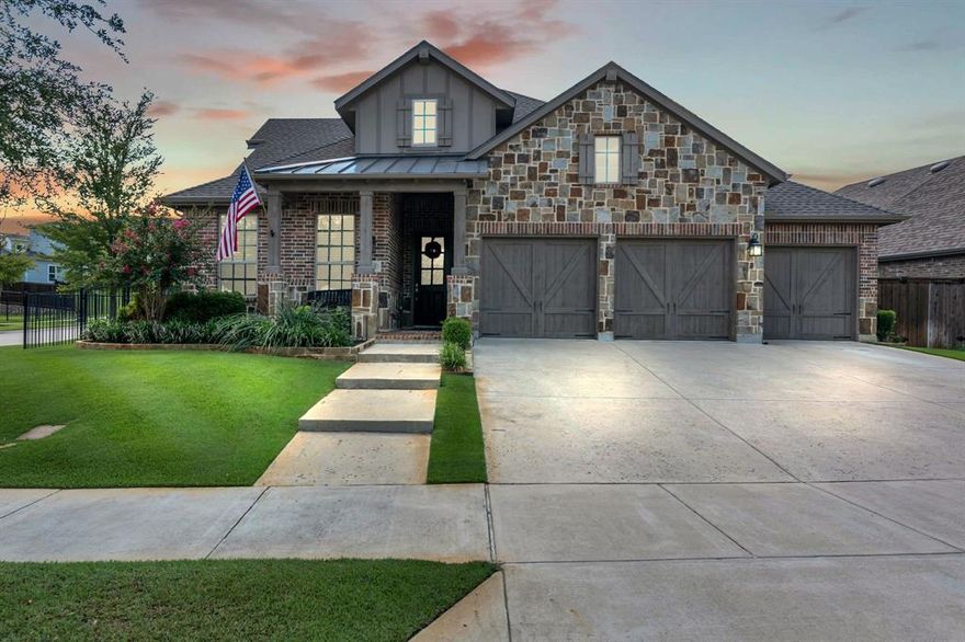 Beautiful 4-Bedroom Home in Prestigious Aledo ISD - IS OFFERING A VA ASSUMABLE LOAN FOR FULLY QUALIFIED VETERANS. CONTACT LISTING AGENT FOR MORE DETAILS.

Discover your dream home in the desirable Walsh Ranch community! This stunning 4-bedroom residence perfectly combines modern living with thoughtful design, situated on a prime corner lot west of Fort Worth.

Key Features:
Spacious Open Floor Plan- Perfect for entertaining and everyday living
Gourmet Eat-In Kitchen- The heart of the home with ample space for family meals
Outdoor Entertainer's Paradise- Built-in BBQ grill on the back patio for year-round enjoyment
3-Car Garage- Plenty of storage and parking space
Premium Corner Lot - Enhanced privacy and additional yard space
**Beautifully Manicured Lawn**- Meticulously maintained landscaping creates stunning curb appeal

## Location Highlights:
- **Highly-Rated Aledo ISD** - Excellent schools for growing families
- **Walsh Ranch Community** - Sought-after neighborhood west of Fort Worth
- **Convenient Access** - Easy commute to Fort Worth while enjoying small-town charm

This immaculate home offers the perfect blend of indoor comfort and outdoor living space. The open concept design creates seamless flow throughout the main living areas, while the corner lot provides additional space and privacy. Whether you're hosting weekend BBQs or enjoying quiet family dinners in the eat-in kitchen, this home is designed for making memories.

Don't miss this opportunity to own in one of the area's most desirable communities with top-tier schools and a welcoming neighborhood atmosphere.