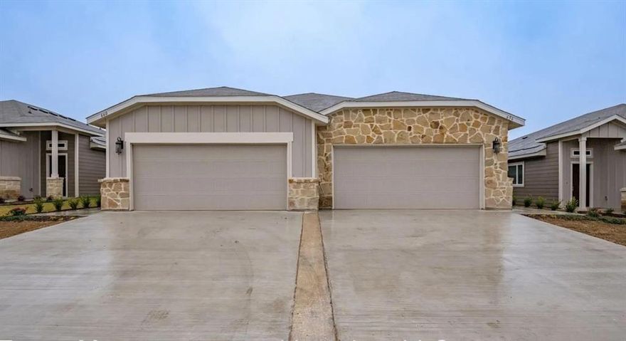 50% Lease! Purchase as your primary home and generate income to help offset your mortgage payment! Prime opportunity to invest in a Class-A luxury duplex in scorching hot DFW market. Strong tenant demand and fast leasing in DFW.  Fantastic location across near Google's $600M Data Center. Ellis County has experienced explosive population growth in the last decade. Children attend Midlothian schools. This duplex has two 3-bedroom units with 2 baths.  Each unit has a two-car garage and a fenced in back yard. Easy commute to major area employers. Wealth of opportunities to relax & play nearby. Professional property management in place at a favorable rate of 5%.