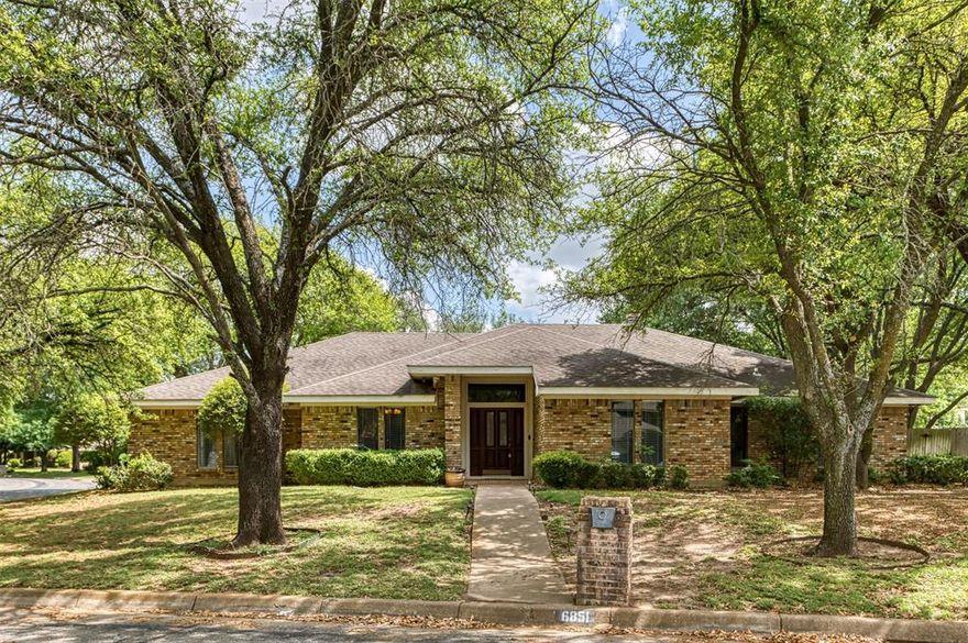 Welcome to this fantastic opportunity in the highly desirable Meadows West neighborhood! Situated on a spacious, comfortable corner lot in a quiet cul-de-sac, this single-family home offers an ideal blend of privacy and convenience in one of Fort Worth’s most sought-after communities. 

This 2,849 sq ft residence, built in 1978, is currently configured as a 3-bedroom, 3-bath home complete with a versatile mother-in-law suite. Originally designed as a 4-bedroom home, reconfiguring it back to four bedrooms is quick, straightforward, and can be done with minimal effort—perfect for growing families or those needing extra space.
 
The home is move-in ready as-is, providing immediate comfort while presenting tremendous potential for personalization. A full cosmetic remodel would transform this solid property into a showcase, allowing a savvy DIY enthusiast or investor to create their dream home and build instant equity. What makes this listing truly unique? The seller is a professional remodeling company with the expertise and resources to handle the renovation for you. If you prefer a turnkey solution, they may be willing to provide full remodeling services tailored to your personal tastes. However, this window of opportunity is short-lived—the property is only available briefly because the seller does not currently have crews ready to begin work. Once their schedule opens, this home will be removed from the MLS and a complete renovation will commence.

Don’t miss your chance to own a great house in a desirable neighborhood on a comfortable corner lot. Whether you envision a hands-on renovation project or a professionally executed update, 6851 Shorecrest Ct delivers exceptional value and endless possibilities. Schedule your showing today before this rare opportunity disappears!