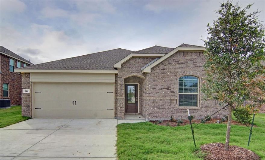 Come see this like new home! Features include, 4 beds and 2 baths, an open floor plan, 2 dining rooms and 1 living room. The kitchen is open to the family room located near the breakfast nook and covered patio for entertaining or relaxing at home with family. Double vanity with quartz countertops in the owner's suite bath and enlarged shower with linen closet. Enjoy the community features such as taking a swim in the new pool or take a walk on the walking trail! This home has everything you are sure to love!