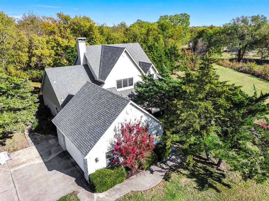 A Hidden Slice of Paradise on 2.42 Acres! 3 Bed, 2 Bath with Separate Apartment and beautiful mature trees!
Discover a rare opportunity to own a property that feels like a private retreat while still being close to all the conveniences of the city. Tucked away behind a long driveway and surrounded by mature trees, this captivating home greets you with charming stone-front architecture and unforgettable drive-up appeal!
Inside, the home features fresh paint throughout and thoughtful upgrades. The spacious living room is anchored by a beautiful stone fireplace, creating the perfect gathering space for cozy winter evenings. Natural light filters in through every window!
The kitchen has been tastefully updated with new granite countertops, a new built-in flat-top range, and under-cabinet lighting. Whether preparing everyday meals or hosting friends and family, this space blends modern convenience with rustic charm.
Upstairs, the primary bedroom offers a peaceful retreat with direct access to a private sundeck overlooking the stunning backyard. It's the ideal setting for morning coffee, evening relaxation, or simply taking in the views.
Unique touches continue throughout the home, including a charming window on the stair landing so your pups can enjoy looking outside! Plus, the remodeled bathroom includes a vessel sink and a beautifully tiled slate shower that adds a luxurious, spa-like feel.
Outside, the property is magical. A deck extends along the back, providing the perfect space for outdoor living. Beyond the deck, a creek runs through the back of the property. The acreage is dotted with mature trees, offering shade, privacy, and the feeling of being worlds away from city life.
The land also includes a covered shed, chicken coop, animal pen, and a custom-built playhouse. A separate building sits on the property as well with a full bathroom, ideal for extended family, guests, or use as a private office or studio.