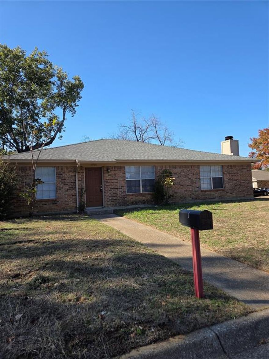 Welcome Home to the Cutest Rental in South Arlington. You are 20 Minutes to Downtown Fort Worth, The DFW Airport and the Arlington Entertainment District. This Home has new carpet and fresh paint touch ups as well as beautiful wood look tile throughout. The 3 Bedrooms are a great size with good closet space and lots of storage. The Primary bedroom is large and has a nice door to the backyard for easy access. The last Tenant stayed for 17 years, Now it's your turn to make this your perfect rental. The home has 2 living rooms which is perfect for entertaining. The larger living room has a wonderful wood burning fireplace. This home is priced below market for a quick rental. Enjoy having your own 2 car garage and nice sized backyard on a nice sized corner lot. The home is zoned to Kennedale Schools for a Quality Education. Pets are on a Case by case basis. The Owner prefers a 2 Year Lease but open to a 1 Year lease. The Landlord would like to see a 580 or higher credit score and 3 times the rent in income. Schedule a Showing Today!
