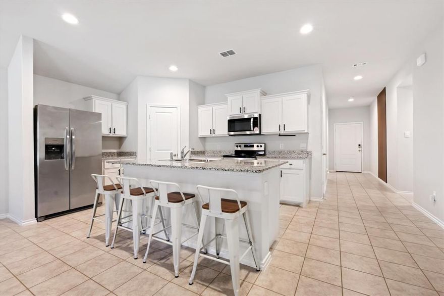 Beautiful 2023 build featuring 4 bedrooms and 2 full bathrooms with a desirable open-concept layout. This well maintained home offers a spacious living area, modern kitchen with ample cabinetry, and a seamless flow ideal for everyday living and entertaining. Split bedroom floor plan provides added privacy. Move-in ready and waiting for new owners. Conveniently located with easy access to schools, shopping, and major highways.