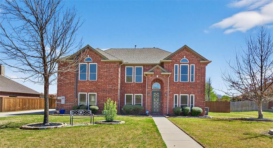 Welcome to your dream home! Nestled on a Texas sized nearly half acre lot, this spacious home is filled with natural light from many updated windows. The open-concept family room and kitchen create an inviting space perfect for entertaining. The stunning kitchen is designed to impress with an oversized island, marble backsplash and quartz countertops. Tucked away downstairs for peace and privacy, the primary suite provides a spacious en suite and updated custom closet. Sizable upstairs offers a game room and 4 bedrooms for family or guests. After a long day step onto your back patio to unwind or entertain by the stone fire pit. Well maintained home with many upgrades including: Generac Whole Home Generator (2024), Custom cabinets and epoxy flooring applied to garage (2023), epoxy coating applied to back patio (2023), and R-49 attic insulation (2023). Home office located downstairs offers private workspace. Don't miss your chance to own a beautiful home in highly sought-after Sendera Ranch, schedule your tour today!